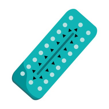 Doğum kontrol hapları izole edilmiş tasarım