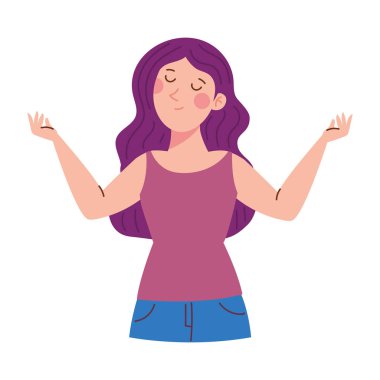 Kadınlar Günü karakter çizimi tasarımı