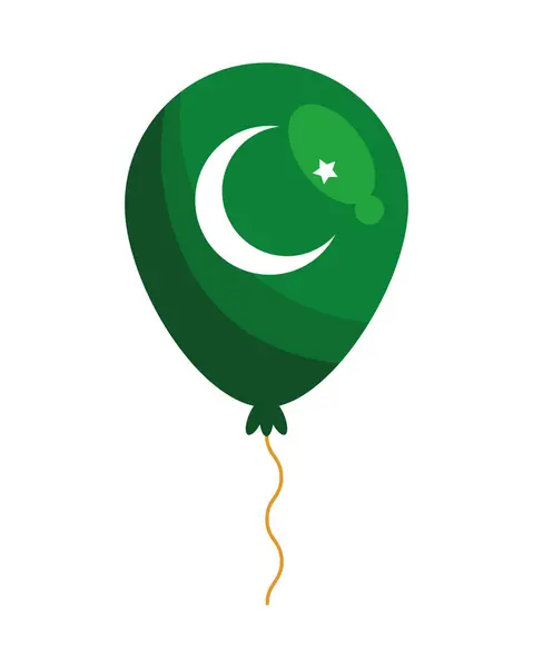 Pakistan Ημέρα Γιορτή Εικονογράφηση Διάνυσμα — Διανυσματικό Αρχείο
