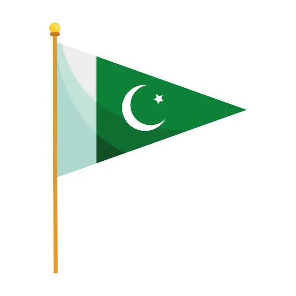 Pakistan Giorno Patriottismo Illustrazione Vettore — Vettoriale Stock