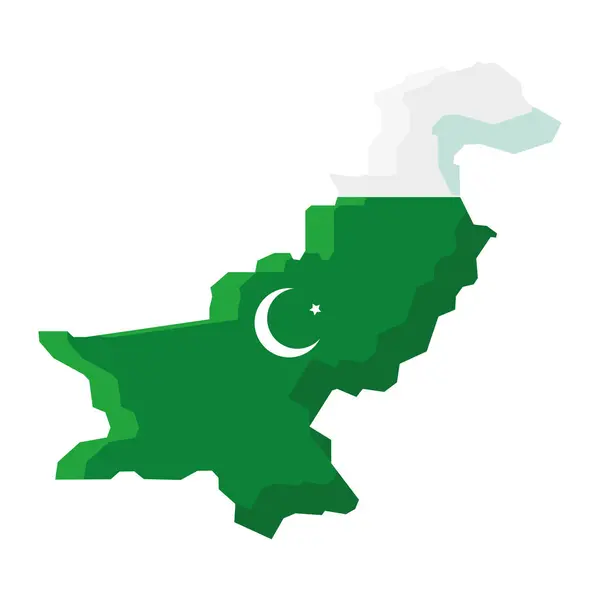 Χώρα Ημέρα Πακιστάν Εικονογράφηση Διάνυσμα — Διανυσματικό Αρχείο