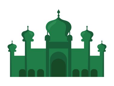 Pakistan kutsal tapınak illüstrasyon vektörü