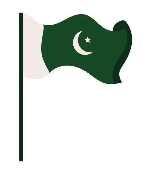 Pakistan Dag Onafhankelijkheid Illustratie Vector — Stockvector