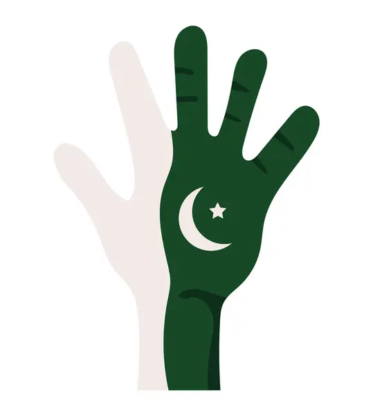 Pakistan Día Festivo Vector Ilustración — Vector de stock