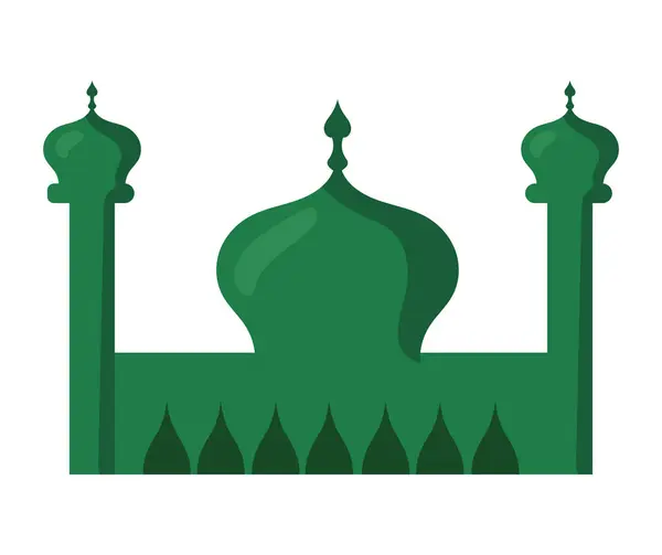 Pakistan Mosque Design Illustration Vector — Vector de stock