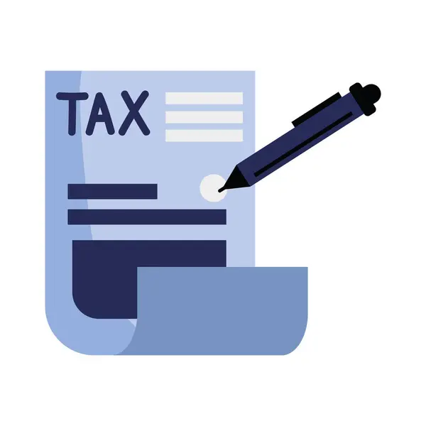 Návrh Formuláře Daňového Dne — Stockový vektor