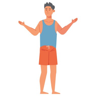 Yaz partisi tasarım illüstrasyonu