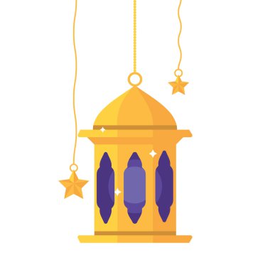 Ramazan Kareem kutlaması izole bir illüstrasyon