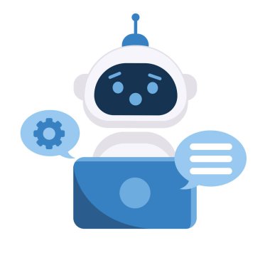 Chatbot kullanıcı servis çizimi tasarımı