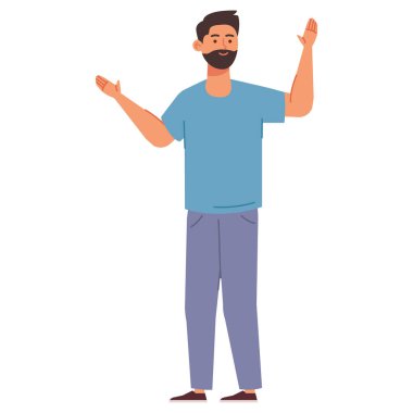 Bekarlığa veda partisi sakallı adam