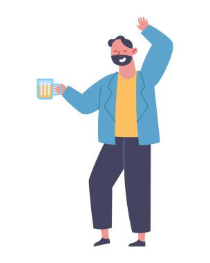 Biralı bekarlığa veda partisi adamı