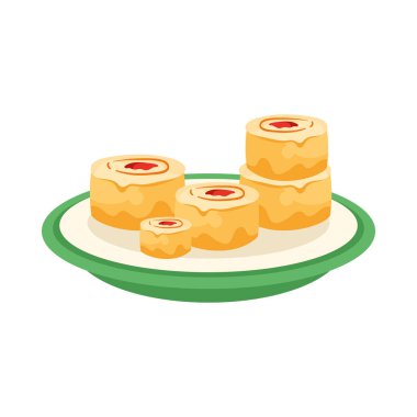 iftar yemek kültürü illüstrasyon vektörü