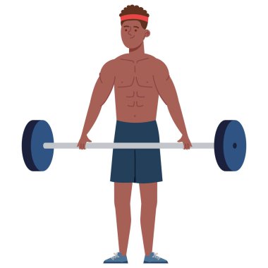 Beden eğitimi çizgi filmi karikatürü.