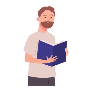 İzole edilmiş bir kitap tasarımı ile okuyucu