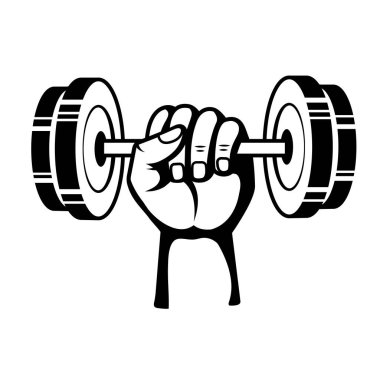 jimnastik amblemi güçlü izole tasarım