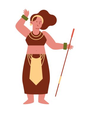 Gawai dayak festivalsel izole tasarım