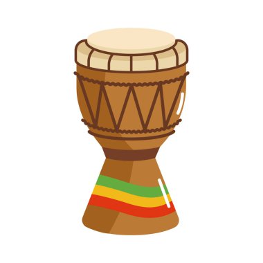 reggae müzik tarzı izole edilmiş tasarım