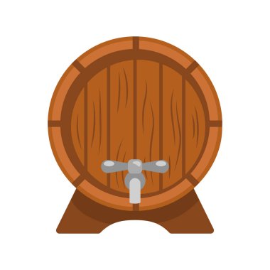 Bira için ahşap fıçı.