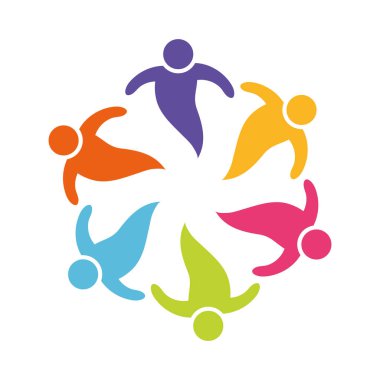 takım çalışması eller bağlantısı izole edildi