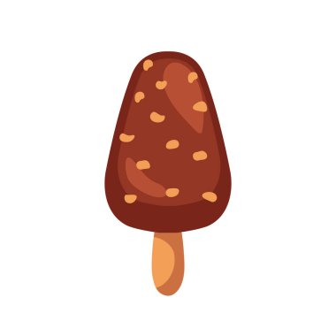 Çikolata jöleli ve fındıklı dondurma.