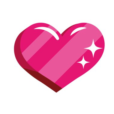 oyun yaşam kalp sembolleri izole