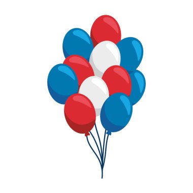 Balonlar 4 Temmuz Amerikan Bağımsızlık Günü