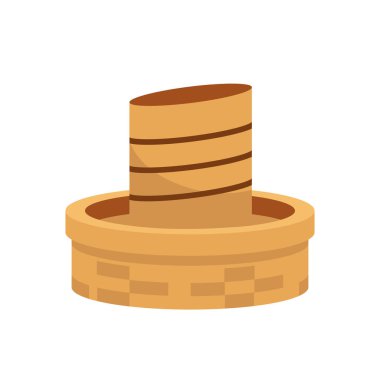 Çamurdan yapılmış çeşme,