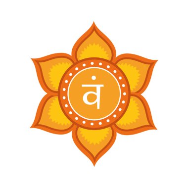 Svadhisthana çakra gelenekleri tantrizm izole ikonu