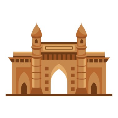 Hindistan 'ın Mumbai' deki en ünlü anıtı tecrit edilmiş.