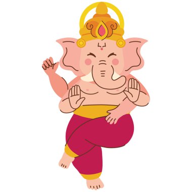 Ganesh Chaturthi Hint Hint Festivali izole