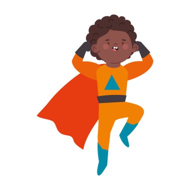 Maskeli ve yalnız poz veren bir süper kahraman.