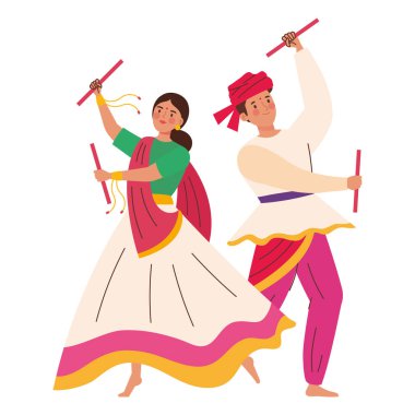 Navratri festivalindeki Hindu dansçılar izole edildi