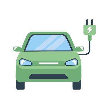 Fişi izole edilmiş elektrikli araba