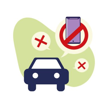 İzole edilmiş sürüş ve telefon yok