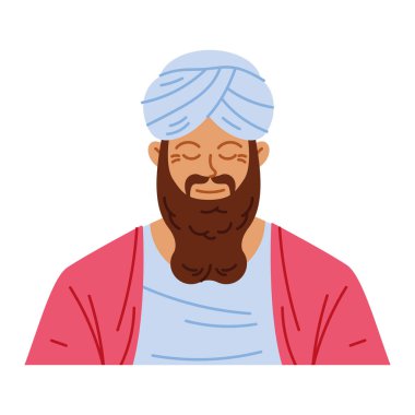 Guru tegh bahadur portresi izole edildi.