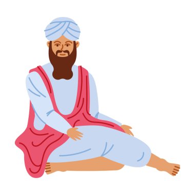 guru tegh bahadur birthday celebration isolated clipart