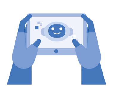 Mobil izole edilmiş yapay zeka elleri