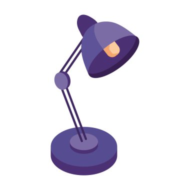 lamba lambası dekoru izole edildi