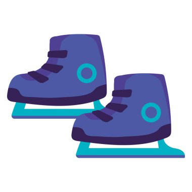 Buz pateni ekipmanları izole edilmiş tasarım