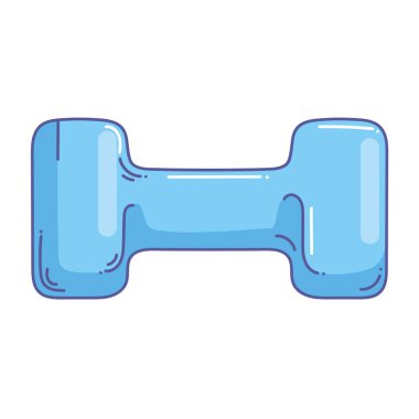 ağırlık eğitimi dambıl izole edilmiş simgesi