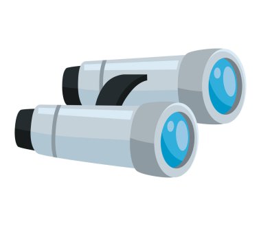 Dürbün kamp malzemesi izole edilmiş simge