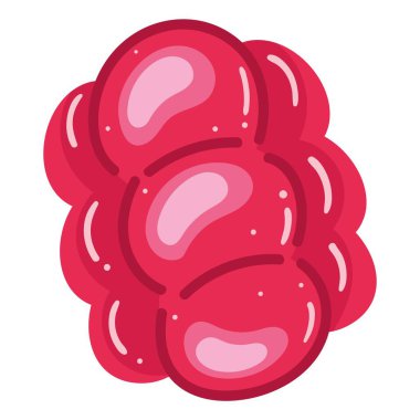 jöleli sakız şeker ikonu izole