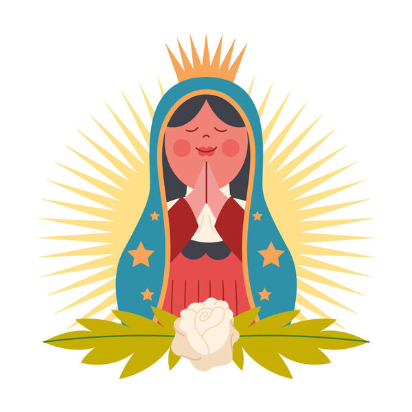 девственница гуадалупе изолирована от дезинга