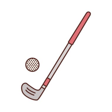 golf spor ekipmanları izole tasarım