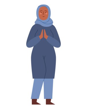 Müslüman kadın karakter izole edildi