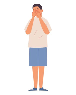 Depresyon geçiren bir adam.