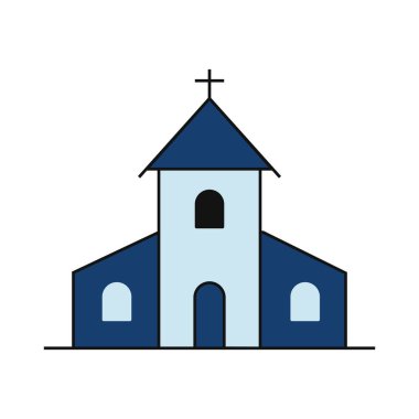 Katolik kilise kentsel altyapısı izole edilmiş bir simge