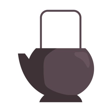 Arap geleneksel çaydanlık simgesi izole