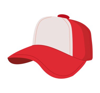 beysbol spor başlığı simgesi izole edildi