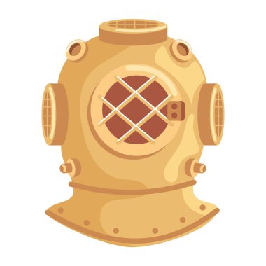 Dalış başlığı izole edilmiş simge